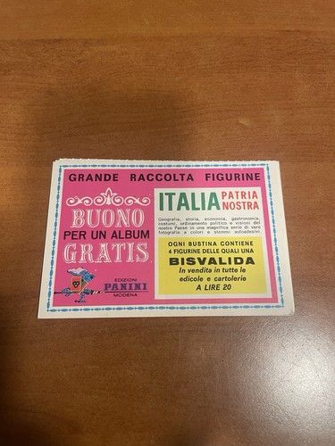 Panini italia patria - panini, nostra