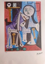 Pablo Picasso Litografia Su
