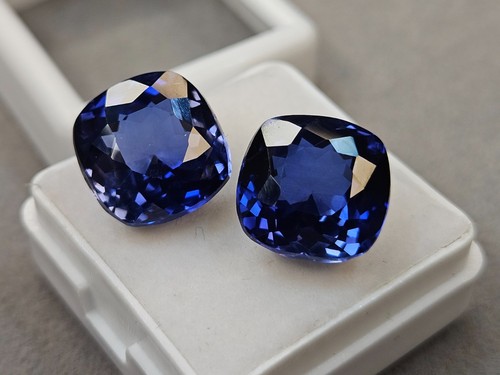 Coppia cuscini tanzanite - coppia, in