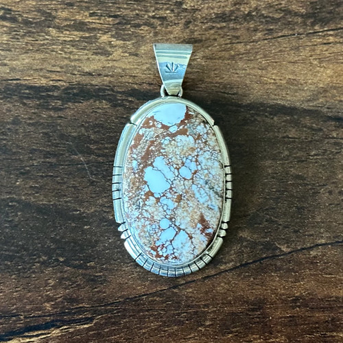 Ciondolo ovale sterling navajo - ovale,