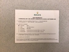 Card Nota Informativa