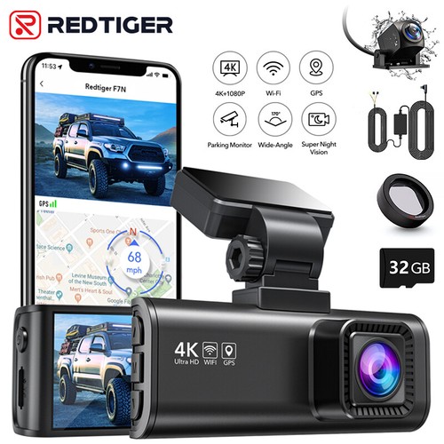 Redtiger dashcam con kit - dashcam,
