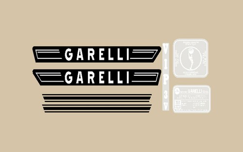 Garelli vip serie adesivi - vip, 3v