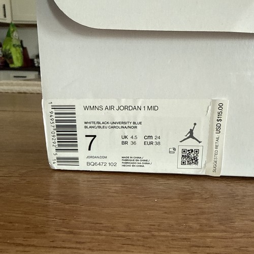 Taglia air jordan 1 mid - taglia,