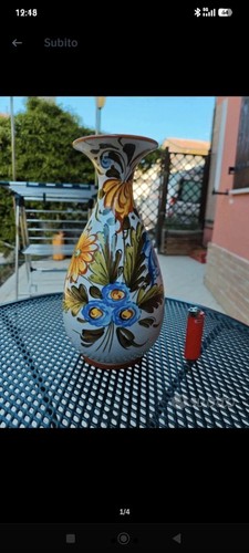 Vaso deruta dipinto - dipinto, mano