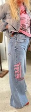 Jeans Von Dutch Y2K toppa logo
