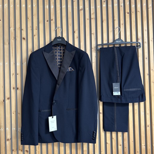 Tuta smoking uomo slim fit - , blu