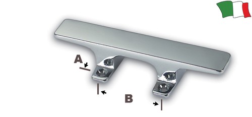 Bitta ottone cromato 150 - ottone,