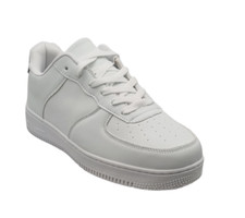 Scarpe da Uomo Donna Sneakers in Pelle Bianche Nere Sportive Ginnastica 42 43 44