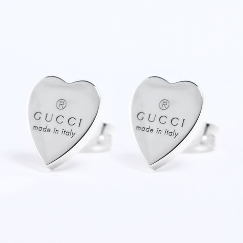 Orecchini perno cuore gucci - a,