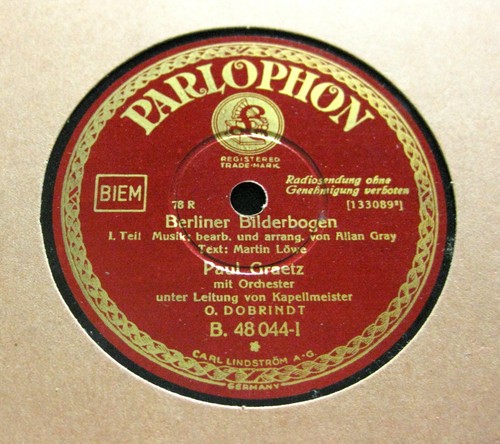 Paul graetz berliner foglio - graetz,