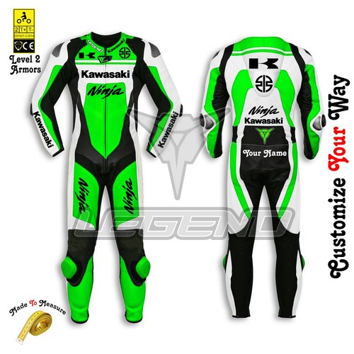 Tuta pelle kawasaki ninja - in,