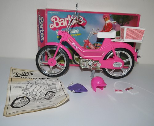 Barbie vintage moto