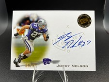 2008 Press Pass Jordy Nelson Rookie Auto /99 Packers KANSAS STATO AUTOGRAFO