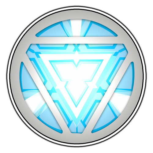 Adesivo iron man arc reactor - adesivo,
