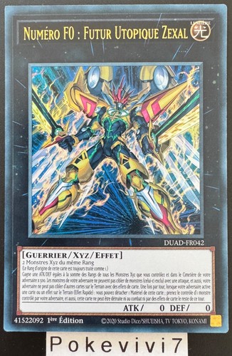 Carte numero f0 - yu-gi-oh!,