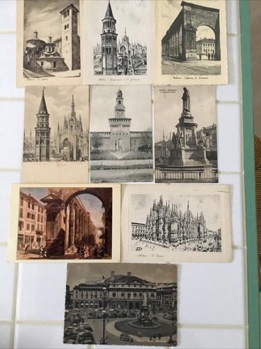 Lotto cartoline milano - di,