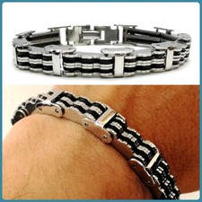 Bracciale uomo acciaio - bracciale,
