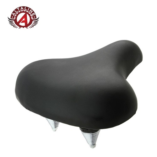 Black cruiser bicycle saddle - cruiser,