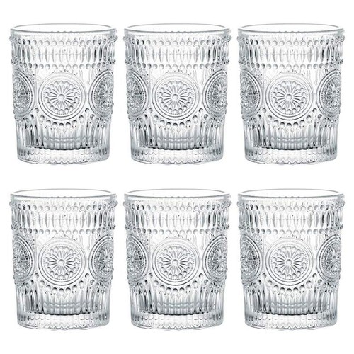 Set bicchieri vetro boho - vetro,