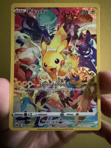 Carta pokemon pikachu full art - carta,