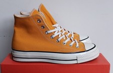 CONVERSE GIRASOLE GIALLO MANDRINO 70 ALL-STAR HI-TOP ANNI 70 UK 8 RETRÒ VINTAGE