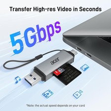 Acer Lettore USB-A/C a doppio