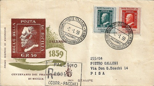 Fdc venetia 100 francobolli - fdc, venetia: