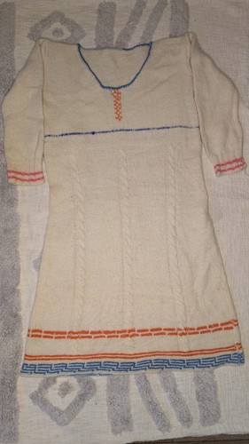 Abito lana vintage fatto - , a
