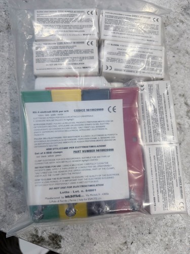 Kit elettrodi ecg morsetto - kit, e