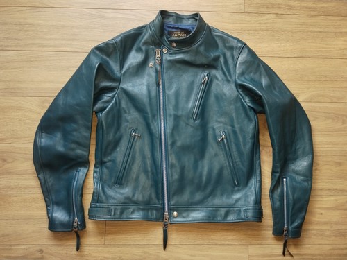 Giacca pelle moto doppio