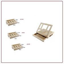 leggio da tavolo viaggio in legno valigetta artisti per tablet libri pieghevole