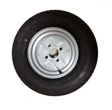 Ruota con pneumatico 145 R10'' 4X98 foro 58MM per rimorchi