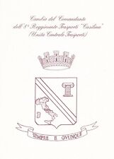 8 REGGIMENTO TRASPORTI CASILINA UNITA' CENTRALE TRASPORTI CAMBIO COMANDANTE 1998