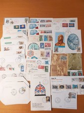 ENORME LOTTO DI ANNULLI COMMEMORATIVI + FDC + CORRISPONDENZA+VATICANO E S.MARINO