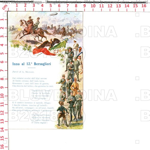 B2618 militare bersaglieri - militare,