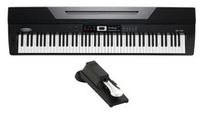 Tastiera Elettronica Pianoforte Digitale 88 Tasti 64 Toni USB EQ MIDI AUX Pedale