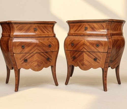 Coppia comodini stile luigi - comodini,