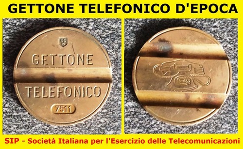 Gettone telefonico sip - gettone, (esm