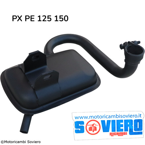 Marmitta nera vespa 125 - marmitta, px