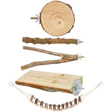  5 Pcs Trespolo Pappagalli Per Piattaforma Uccelli Accessori Gabbie