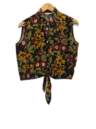 Vintage camicia 100 seta - camicia, in