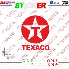 Adesivo sticker texaco - sticker, misure