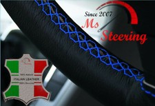 COPRIVOLANTE IN PELLE PER LAND ROVER FREELANDER 2 94-06 CON BLU 2ST