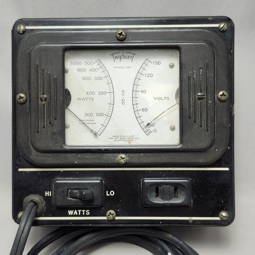 Voltmetro vintage tripletta