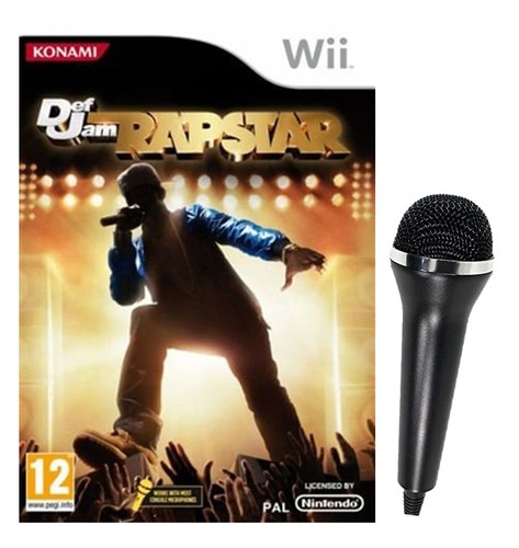Def jam rapstar microfono - rapstar, +