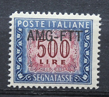 TRIESTE A 1954 SEGNATASSE LIRE