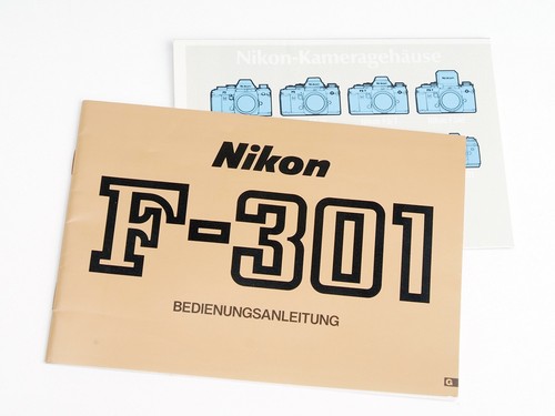 Nikon f301 manuale istruzioni - nikon,
