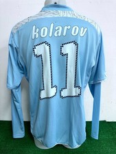 MAGLIA LAZIO KOLAROV MATCH WORN ISSUE SHIRT JERSEY CAMISETA COA 2009/2010