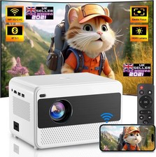 Projector Cast Screen Videoproiettore Portatile 5G WiFi Bluetooth 16000 Lumen